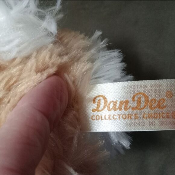 8" Plush Bunny - Blonde and White - Picture 5 of 5